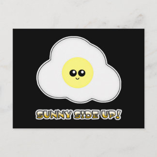 Sunny Side Up Kawaii Egg Postcard