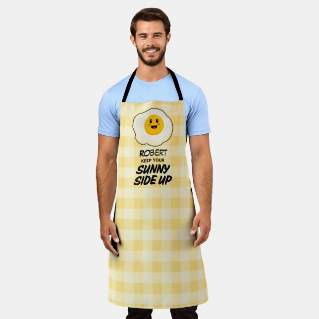 Sunny Side Up Kitchen, Baking, Cooking, Chef Apron (Worn)