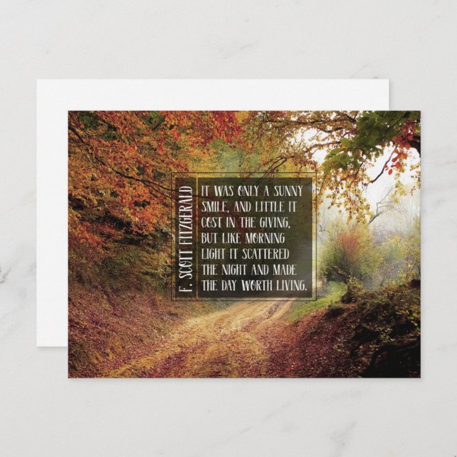 Sunny Smile Postcard (Front/Back)