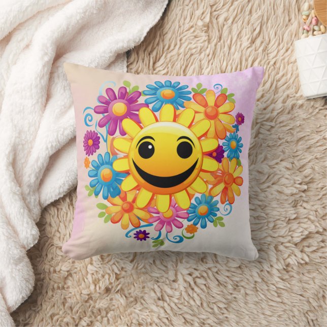 Sunny Smiles Cushion (Blanket)