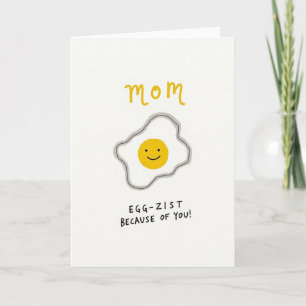 Sunny Smiles Mum Illustration Card