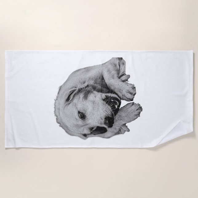 Sunny Smiles On Sandy Days Beach Towel (Front)