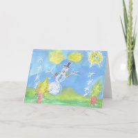 Sunny Snowman - Customisable