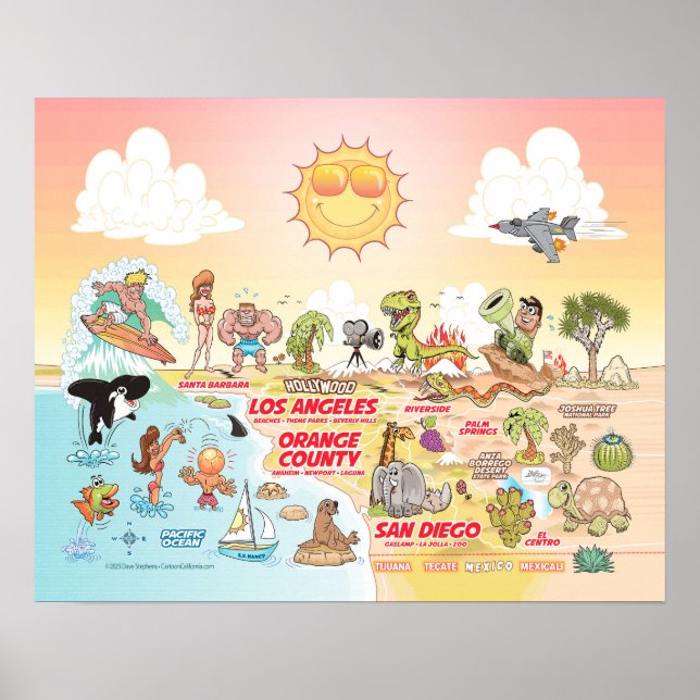 Sunny SoCal Poster (Front)
