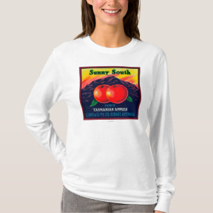Sunny South Apple LabelHobart, Australia T-Shirt