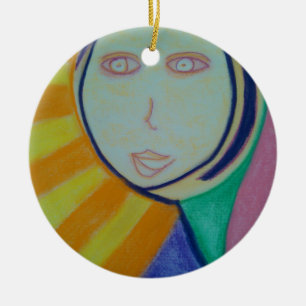Sunny Spirit Ceramic Tree Decoration