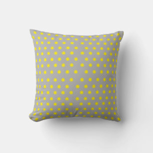 Sunny Splatter Polka Dot Pattern Cushion