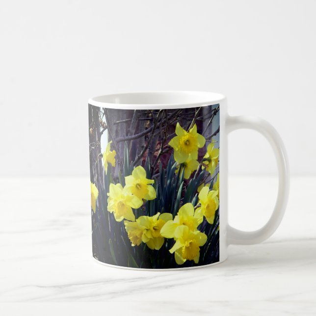 Sunny Spring Daffodils  Coffee Mug (Right)