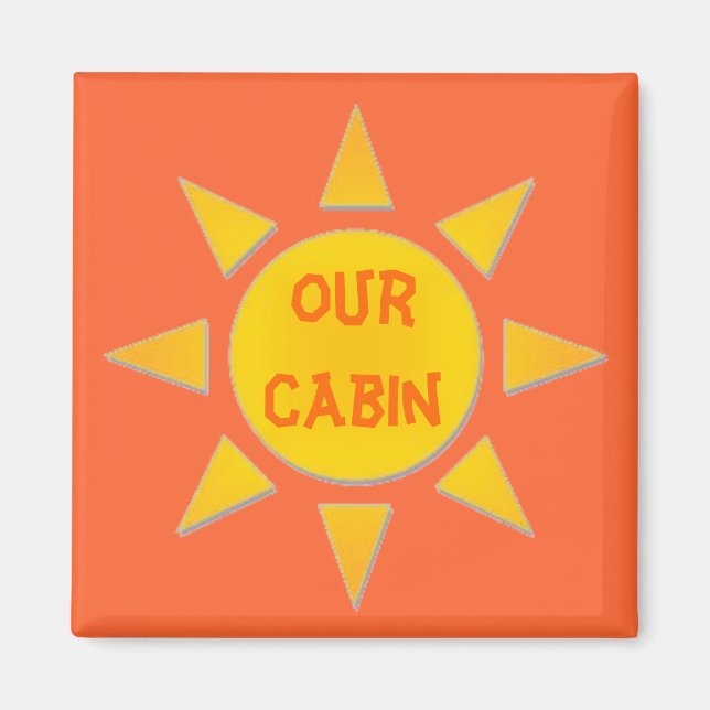 Sunny Stateroom Door Marker Magnet (Front)