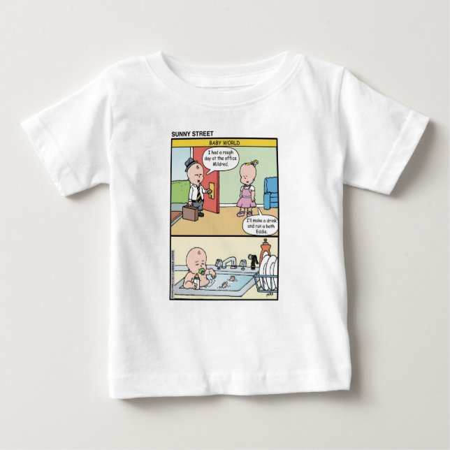 Sunny Street's Baby World T-Shirt (Front)