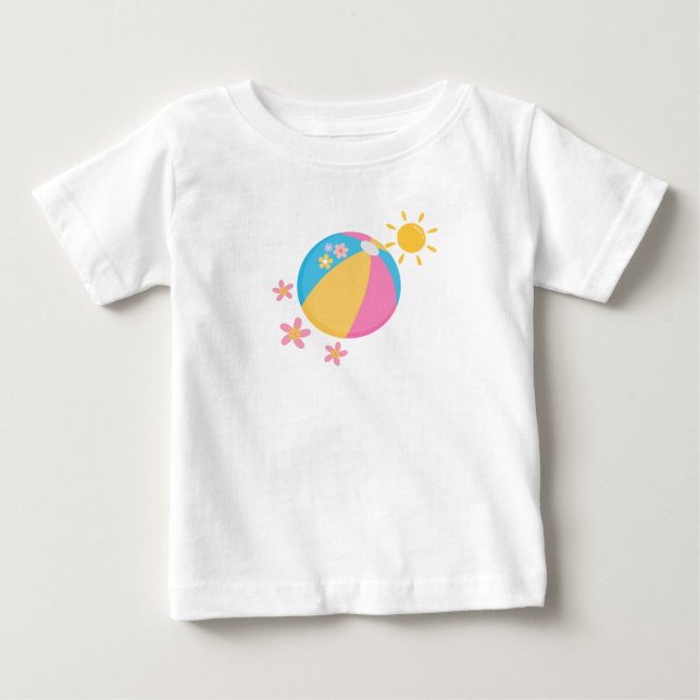 Sunny Summer  Baby T-Shirt (Front)