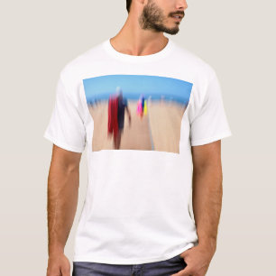 Sunny Summer Beach colourful Ocean Sun Summer Sea  T-Shirt