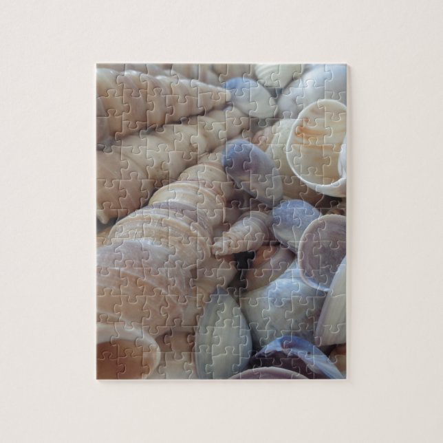 Sunny Summer Seashells. Romantic, Exotic Tropical Jigsaw Puzzle (Vertical)