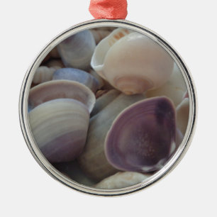 Sunny Summer Seashells, Sea Shell Beach Ocean Metal Tree Decoration