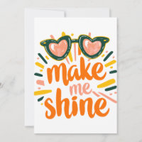 Sunny Summer Shine Lettering