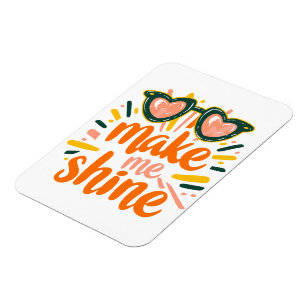 Sunny Summer Shine Lettering Magnet