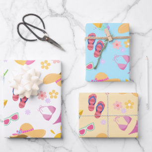 Sunny Summer  Wrapping Paper Sheet