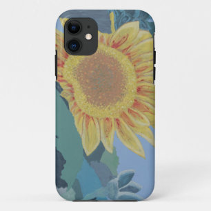 Sunny Summer Yellow Sunflower modern abstract Case-Mate iPhone Case