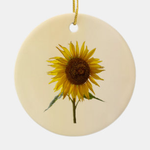 Sunny Sunflower Ceramic Tree Decoration