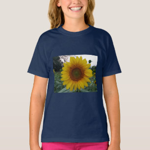 Sunny Sunflower Graphic Tee for Stylish Girls