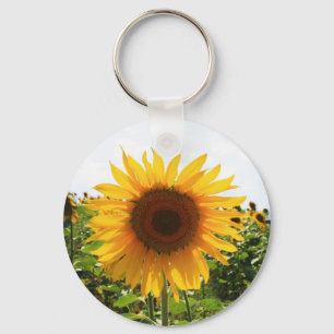 Sunny Sunflower Key Ring