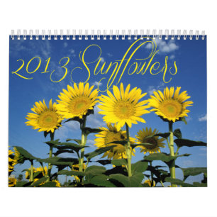 Sunny Sunflowers 2013 Calendar