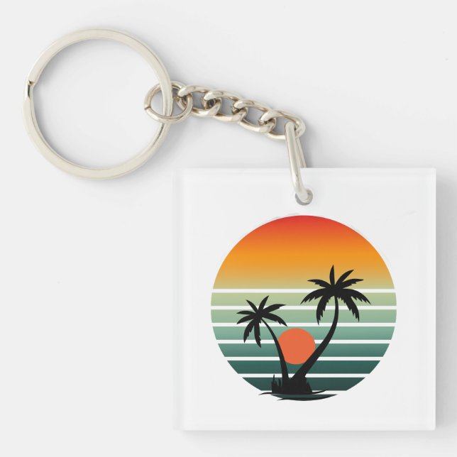 Sunny Sunshine Acrylic Keychain (Front)