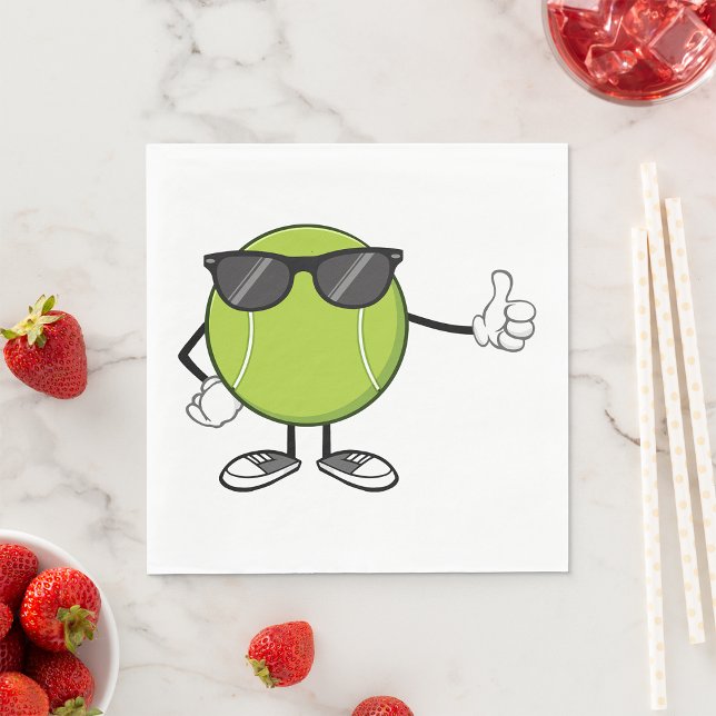 Sunny Tennis Ball Napkin (Creator Uploaded)