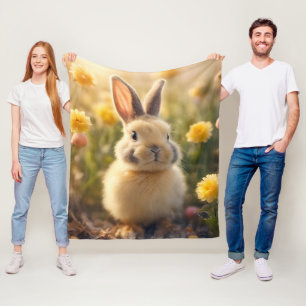 Sunny The Bunny Fleece Blanket