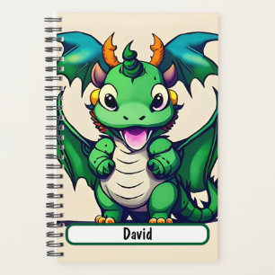 Sunny The Friendly Dragon With Custom Nametag Planner