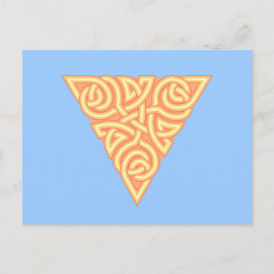 Sunny Triangle Knot Postcard