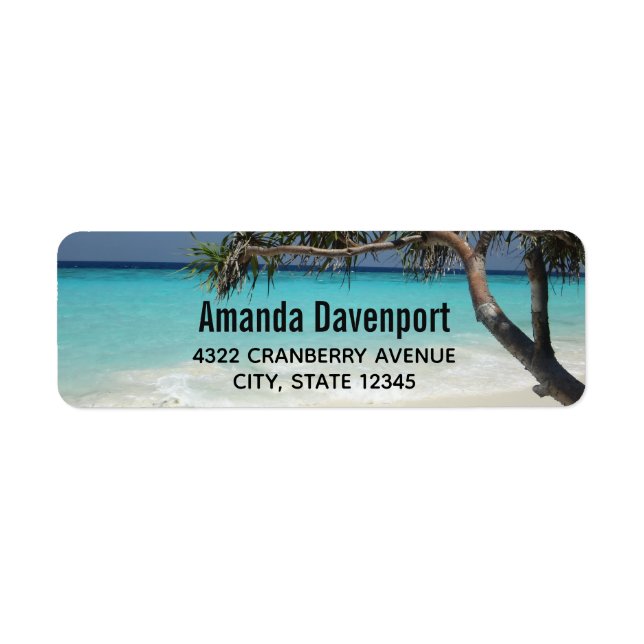 Sunny Tropical Beach Ocean Paradise (Front)