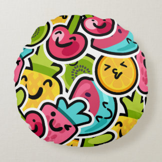 Sunny Vibes – Your Summer Store ☀️🏖️ Round Cushion