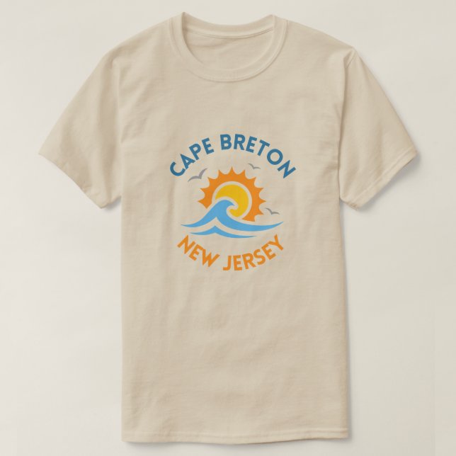 Sunny Waves Cape Breton Tee (Design Front)