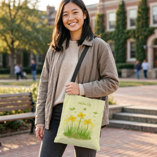 Sunny Wildflowers & Butterflies Crossbody Bag