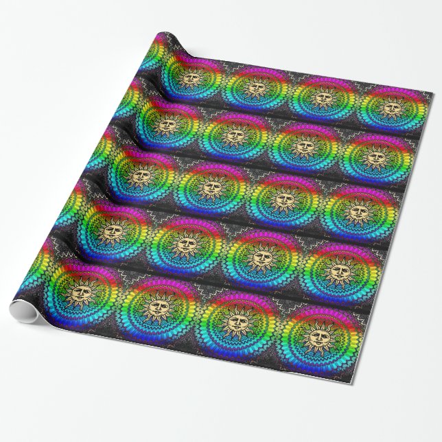 Sunny Wrapping Paper (Unrolled)