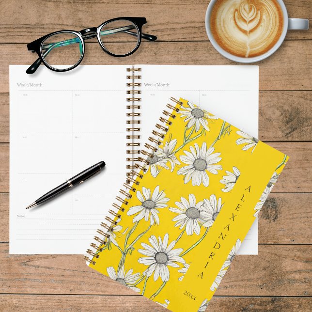 Sunny Yellow and White Daisies Planner (Creator Uploaded)