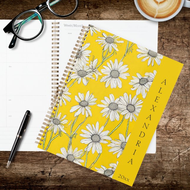 Sunny Yellow and White Daisies Planner (Creator Uploaded)
