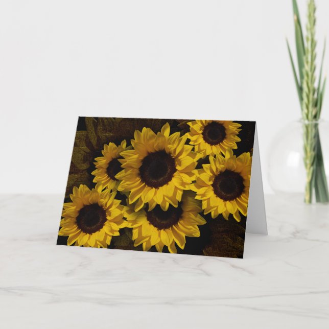 Sunny Yellow Card (Front)