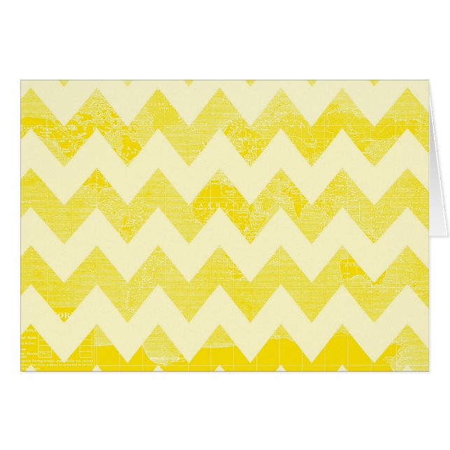 Sunny Yellow Chevron World (Front Horizontal)