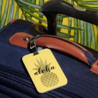 Sunny Yellow Gold Aloha Pineapple