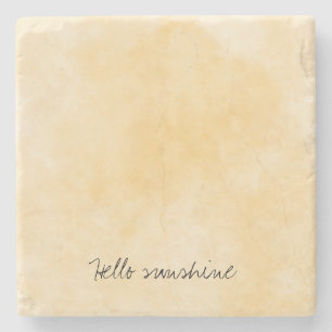 Sunny Yellow Tie dye Stone Coaster