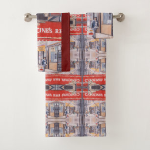 Sunnyside of Second Avenue, New York City Bath Towel Set