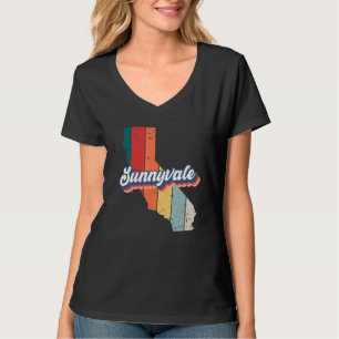Sunnyvale City Retro Vintage Hometown California T-Shirt