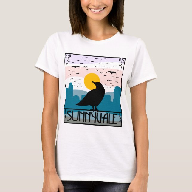Sunnyvale Crow T-Shirt (Front)