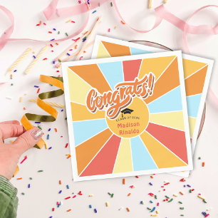 Sunray Kids Elementary Graduation Party Napkin