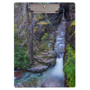 Sunrift Gorge In Glacier National Park, Montana Clipboard