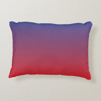 Sunrise 2 (red blue gradient) decorative cushion