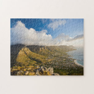 Sunrise Above Camps Bay And Table Mountain Jigsaw Puzzle