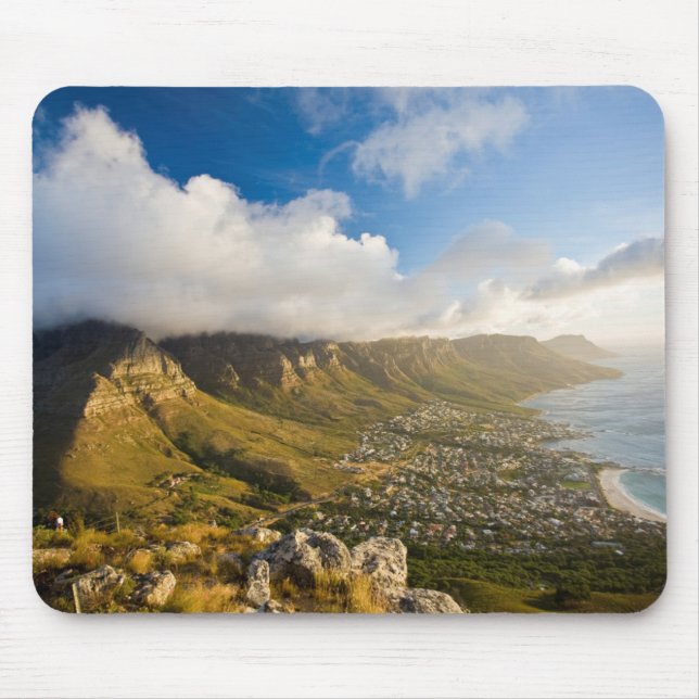Sunrise Above Camps Bay And Table Mountain Mouse Pad (Front)